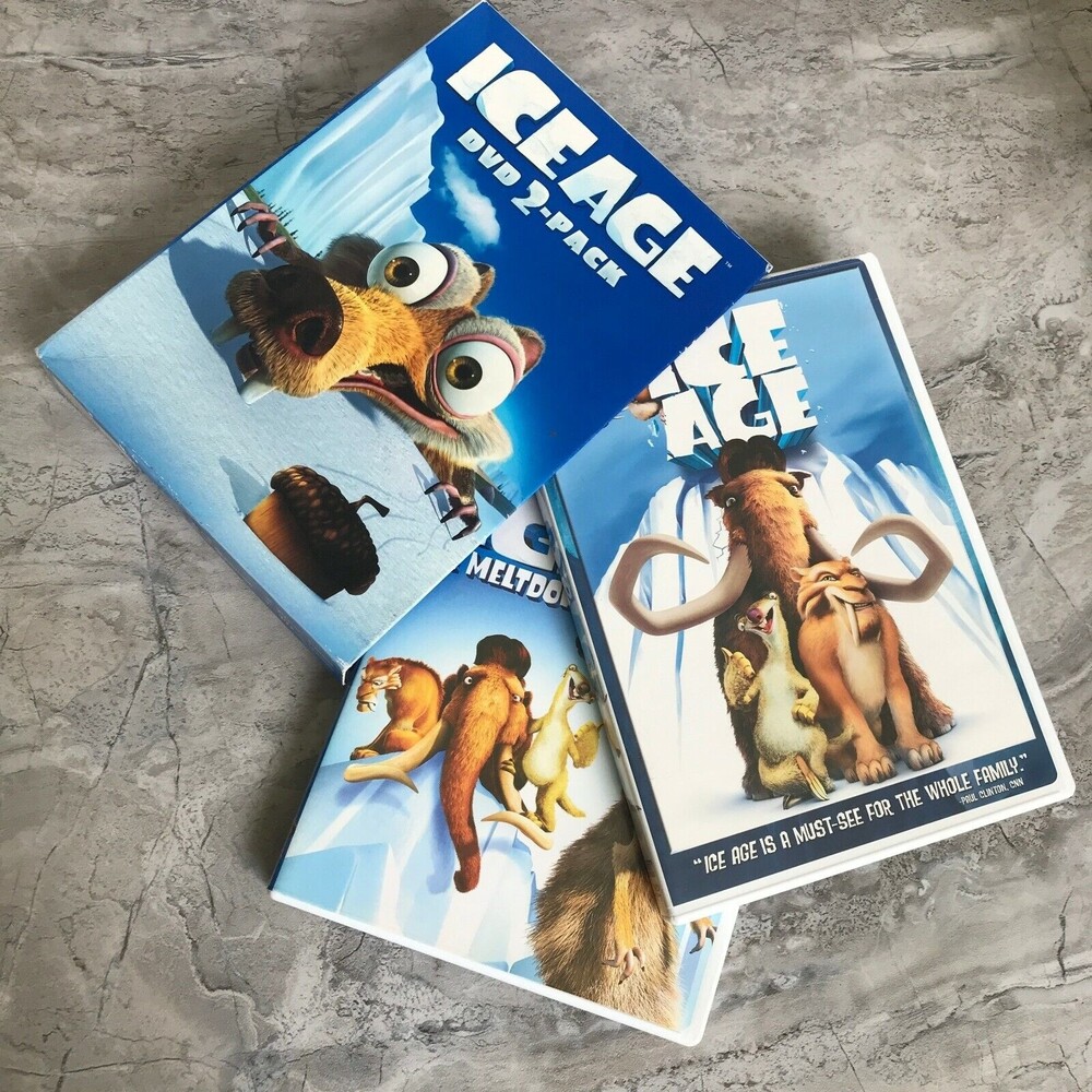 Ice Age DVD Gift Set 2006 ICE AGE & ICE AGE THE MELTDOWN 2 Pack 2-Disc Boxed